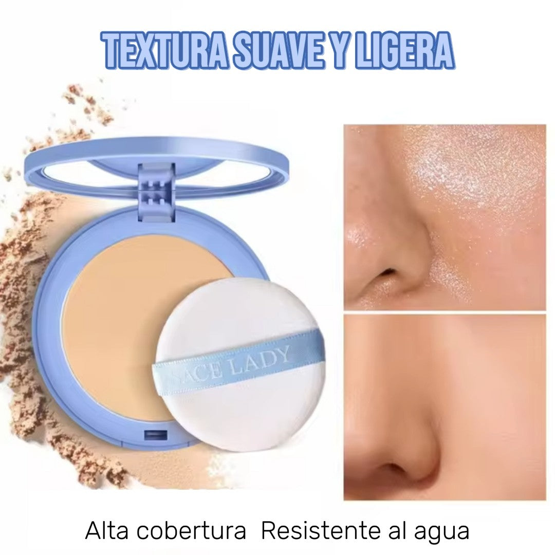 Polvo Compacto Sace Lady 😍 ¡ADIÓS BRILLO, HOLA PIEL PERFECTA!
