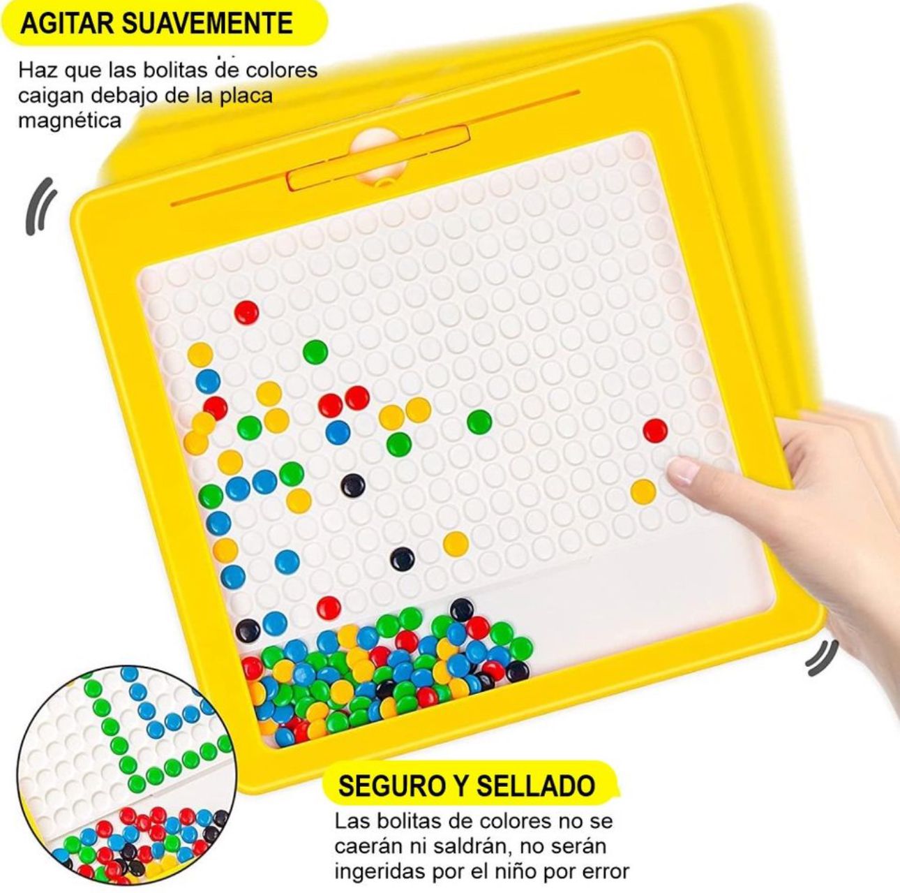 Tablero De Dibujo Magnético 👶 ¡Despierta la creatividad y estimula la concentración!✔️