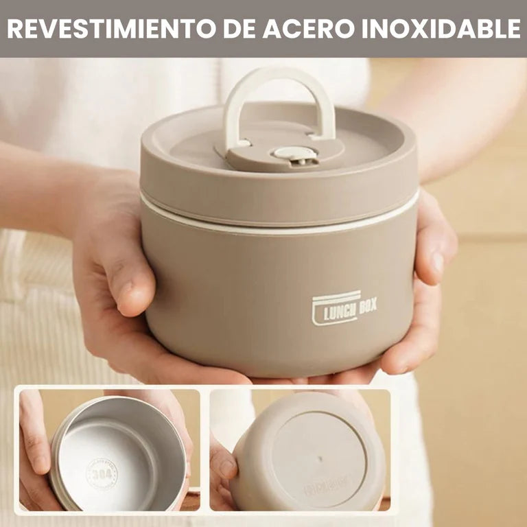 Lonchera Termica Luchbox®️ - Set 4 Puestos -Tu comida caliente por mas tiempo.