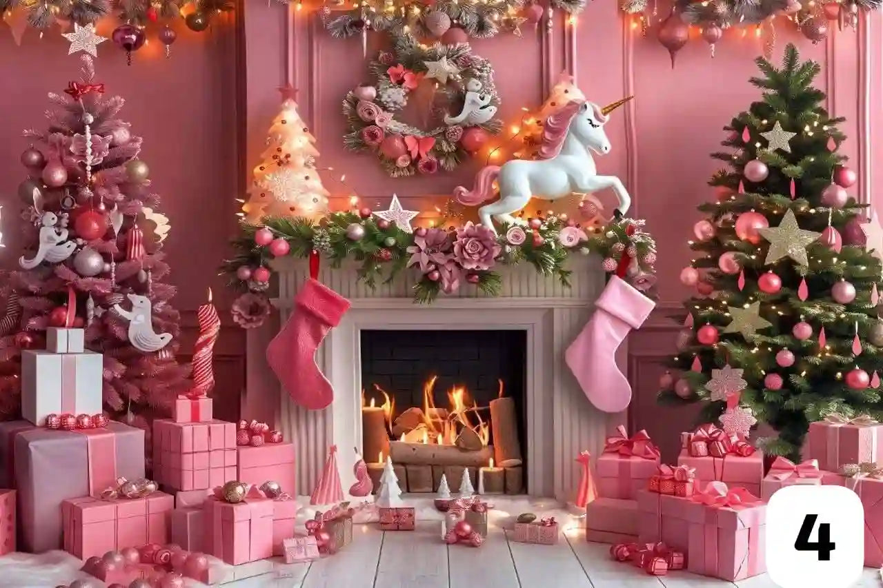 Telón Navideño Mágico 2.50 X 2.10 + Cinta adhesiva doble faz x 5 mts🎄Transforma Tu Navidad🎁50% OFF🎁