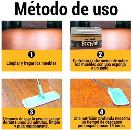 Cera de Abeja Para Restaurar Muebles - BEEWAX®️ - OFERTA ESPECIAL