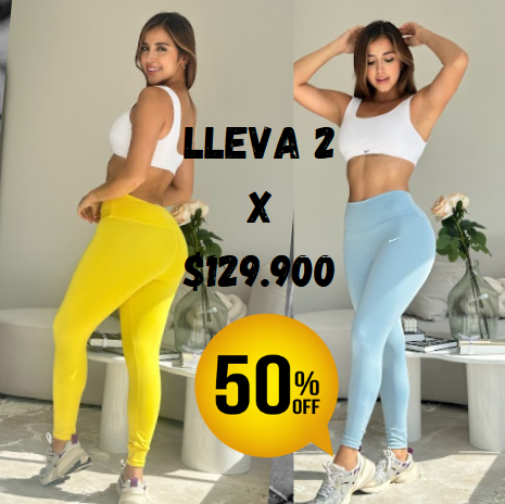 Licra leggins Deportiva - Control de Abdomen - OFERTA LIMITADA