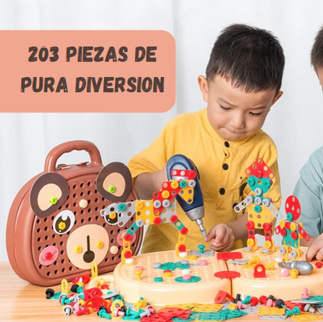 Caja de Herramientas - Magical Ceations®️ 203 piezas - Incluye Manual de Diseños