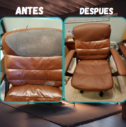 Adhesivo Reparador De Cuero 💫Dale Vida a Esos Muebles Desgastados😮