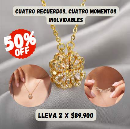 Collar Trebol De Corazones💫un recordatorio diario de la fortuna de tenerte.🥰