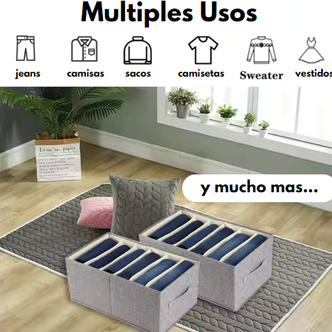 Organizador De Ropa Plegable - Organized Clothes®️- HASTA tres unidades con un super DESCUENTO