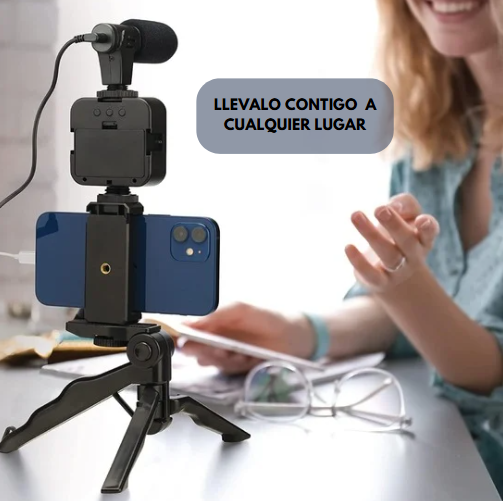 Kit de Grabación Multifuncional - Trípode Estabilizador - OFERTA LIMITADA
