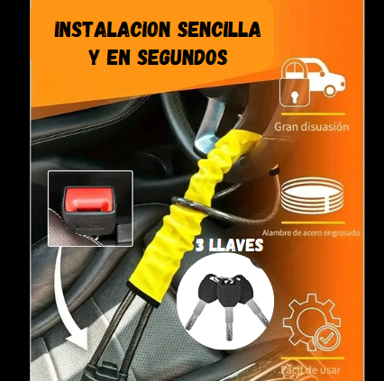 Bloqueo Anti Robo Para Carro🚙No lo dejes a la suerte. Refuérzalo con la mejor seguridad🚙
