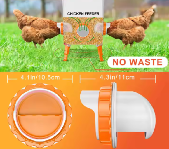 Comedero Para Aves X4 Unidades Y Broca GRATIS🎁50% OFF
