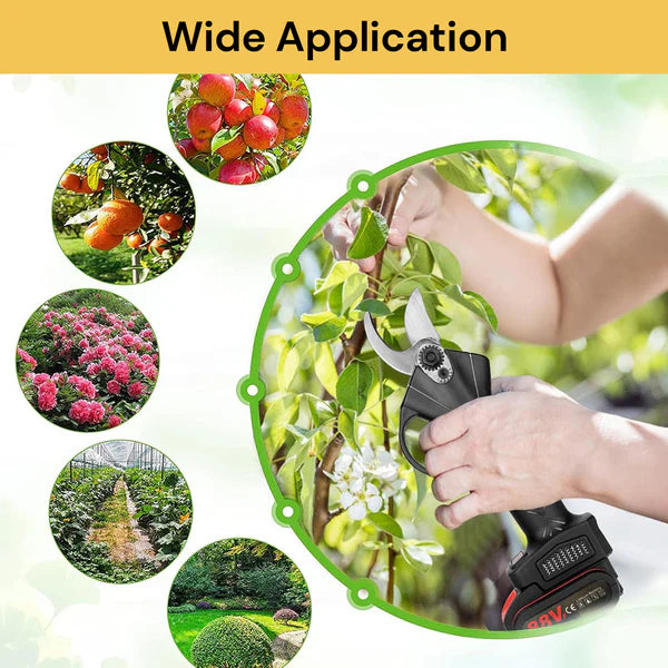 Tijera Automática Para Podar🌱 ¡Libérate del esfuerzo y del dolor de manos!