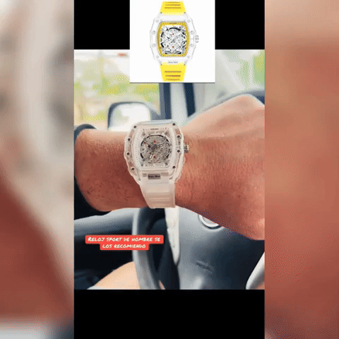 Reloj EliteQuartz RM®️BLANCO✔️ Destaca En Cualquier Lugar🎁50% OFF