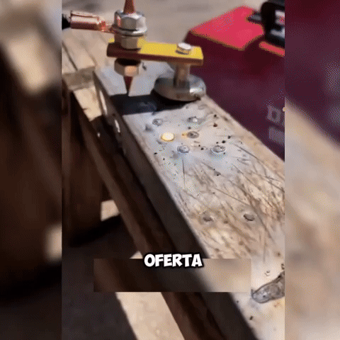 Masa Imantada Para Soldar🔩Se Adhiere Con Imán Industrial 💫