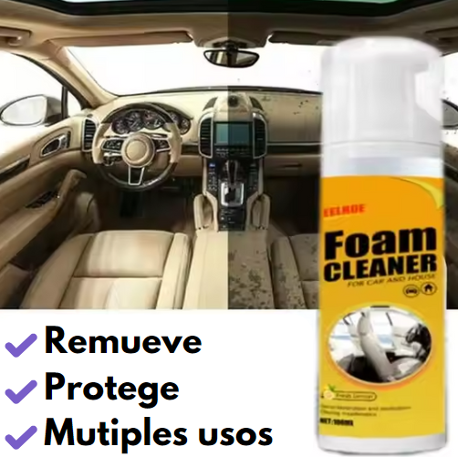 Limpiador Multiusos para el carro y el hogar - Foam Cleaner®️ - LLEVA 3 UNIDADES CON EL 70% DE DESCUENTO