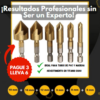 Paga 3 Lleva 6 Brocas Avellanadas 🛠️ !Reparaciones Rápidas y Sin Gastar MAS!🛠️