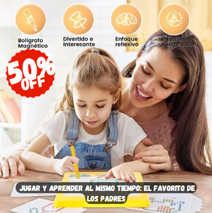 Tablero De Dibujo Magnético 👶 ¡Despierta la creatividad y estimula la concentración!✔️