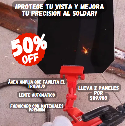 Panel Flexible Para Soldar ✨¡No Más Deslumbramientos Ni Rayos UV🙈