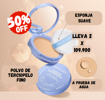 Polvo Compacto Sace Lady 😍 ¡ADIÓS BRILLO, HOLA PIEL PERFECTA!