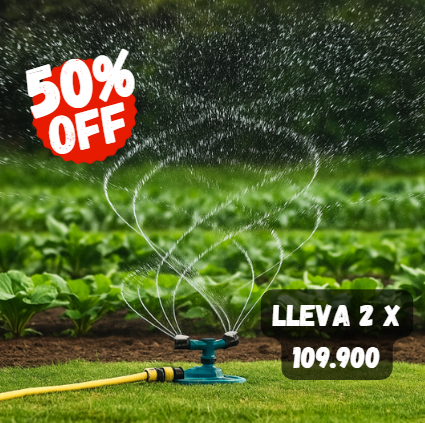 AquaGiro®️Riego Parejo y Constante En Segundos.🎁50% OFF