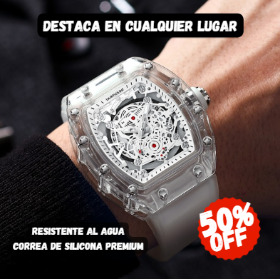 Reloj EliteQuartz RM®️BLANCO✔️ Destaca En Cualquier Lugar🎁50% OFF
