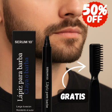 MicroStyle 3D®️ NEGRO + Cepillo GRATIS 💎Barba y Cejas Elegantes🎁50% OFF