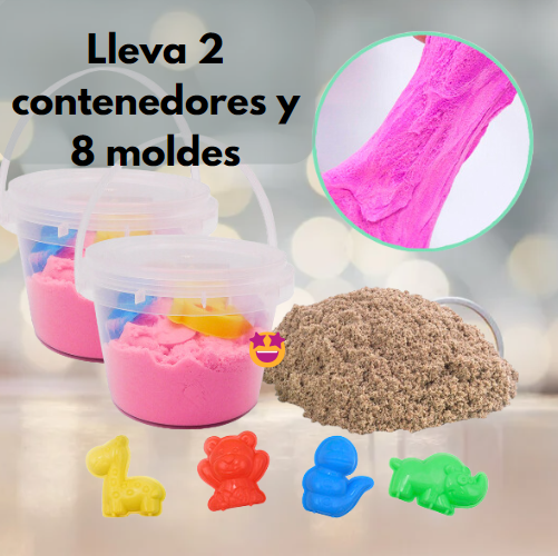 Arena Moldeable Kinetica - Magic Sand®️ - Oferta Limitada