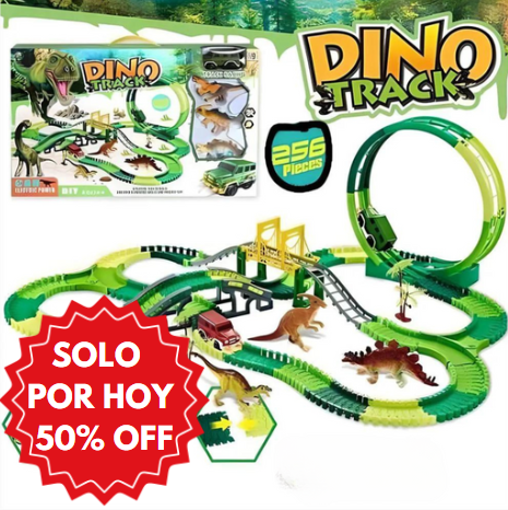 Pista Jurassic Adventure®️ - Set de 256 Piezas