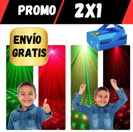 Proyector Navideño Laser Rítmico - PROMO 2X1 - Oferta Limitada