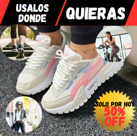 Tenis Dama - Ergonómico Alto Impacto - Oferta limitada