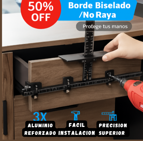 Guia De Perforación 🛠️Se Adapta A Cualquier Medida Y Superficie🎁50%OFF