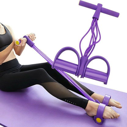 SUPER COMBO Banda Elastica + Banda en 8 Versátil💪 Fortalece sin dañar tus articulaciones.✅
