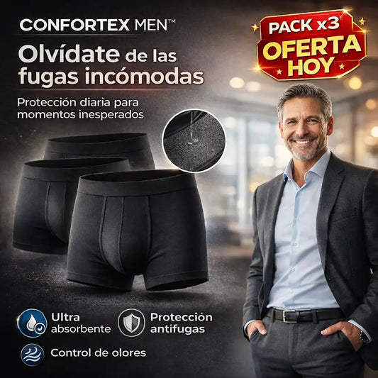 PROMO LLEVA 3 BOXER ✔️Vuelve A Sentirte Seguro Todo El Día.🎁50% OFF🎁