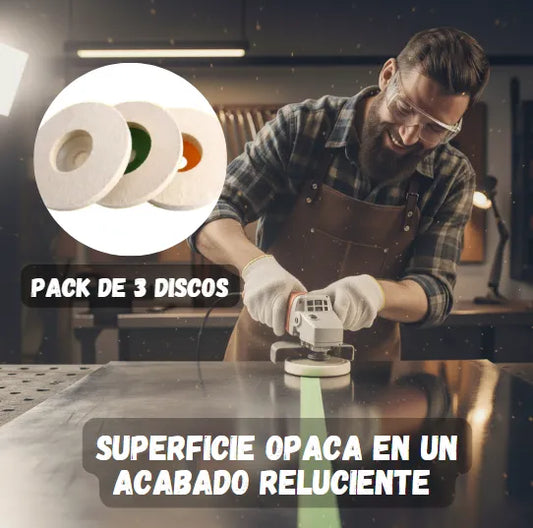 Disco Lana Pro x3 ✔️ Acabado profesional sin rayas en segundos🎁50% OFF🎁
